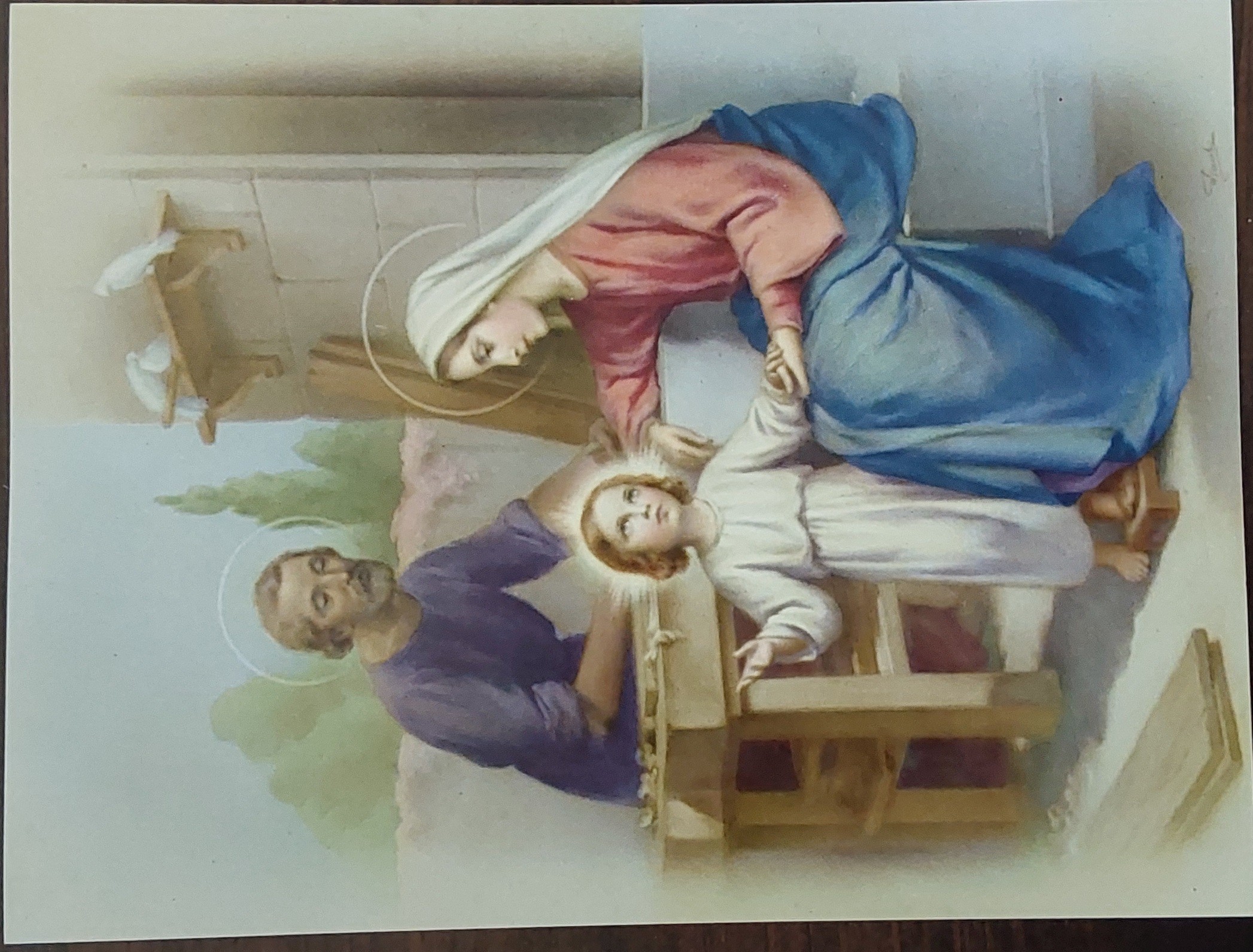 Holy Family  5 3/4 x 7 3/4